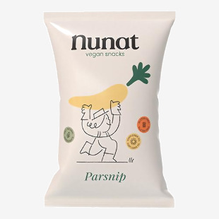 Nunat Parsnip Vegan Snack 80g Pack of 21