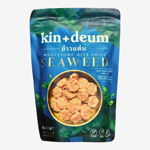 Kin + Deum Seaweed Rice Chips 60 G Pack of 12