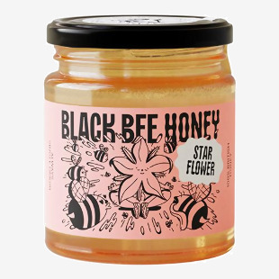 Black Bee Honey Starflower Honey 227g Pack of 6