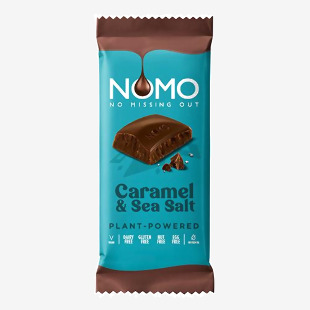 Nomo Block Bar Caramel Sea Salt 75g Pack of 14