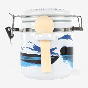 Anglesey Sea Salt Halen Mon Water Colour Jar 100g Pure Sea Salt Pack of 6
