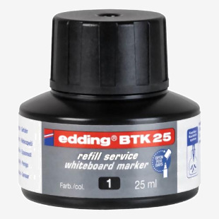 edding Btk 25 Refill Service Whiteboard Marker Black 4-BTK25001