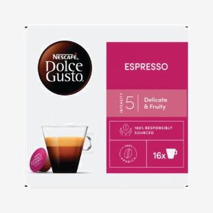 Nescafe Dolce Gusto Espresso Coffee Capsules (Pack of 48) 12423690 NL19839