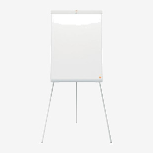 Nobo 1915701 Premium Plus Tripod Steel Magnetic Whiteboard Easel 36075J