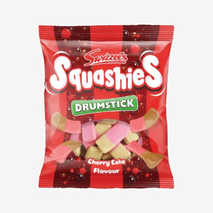 Swizzels Squashies Drumstick Cherry Cola 120g Bag 124221 AU86812