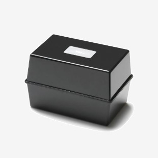 5 Star Card Index Box 5x3 Inch Black FS676901 FS676901