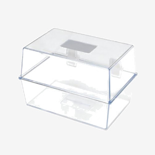 5 Star Card Index Box 5x3 Inch Crystal FS676954 FS676954