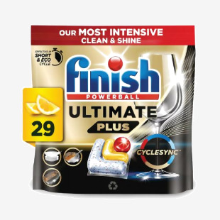 Finish Ultimate Plus All In 1 Lemon Sparkle 29 Tabs RK01499