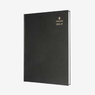 Collins Academic Diary Day Per Page A4 Black 2026-2027 44MBLK26 CD44MBK26