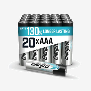 Energizer Max Plus AAA Batteries (Pack of 20) E301322900 ER42317