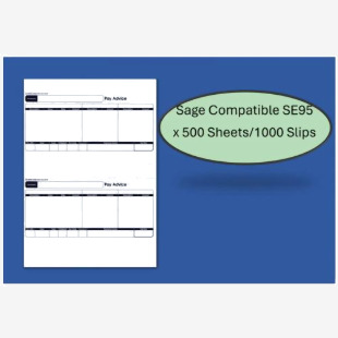 Sage (SE95) 1-Part Laser Pay Advice Forms Pack 1000s NWT5878