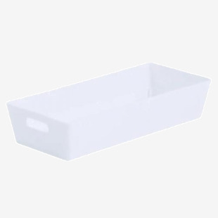 Wham White Rectangular Studio Basket 2.01 1 Litre NWT4942