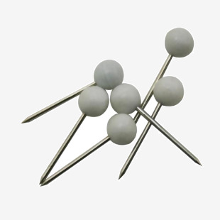 Map Pins White (Pack of 100) 26871