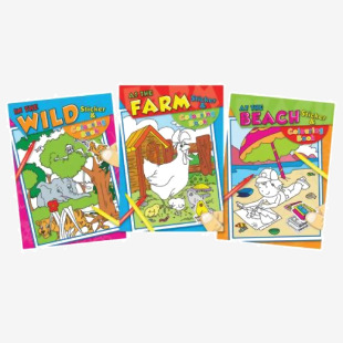 Tallon Colouring And Sticker Book (Pack of 12) 4042 TA14042