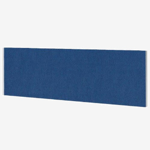 Impulse Plus Oblong 4501000 Desktop Screen Powder Blue Fabric Light Grey Edges SCR10061