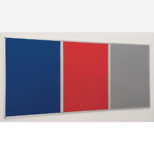 Alum Noticeboard 9x6 Red