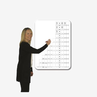 Teacher P V Decimal Dsided Dry Erase Bds