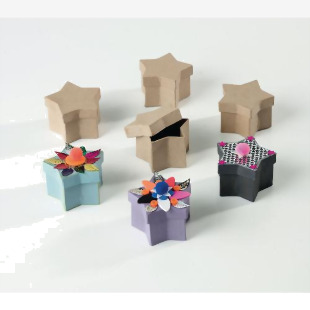 Papier Mache Boxes Star P10
