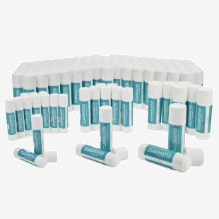 In the photo, there are several School Stationery Glue Sticks Classmates GlueSticks, each with a 20g weight, arranged neatly on a surface. The packaging shows the brand name and product name, and the price of P100 is visible. The glue sticks themselves are cylindrical with a white body and a twist cap, indicating a smooth application. The photo is well-lit and sharp, making the product easily recognizable.