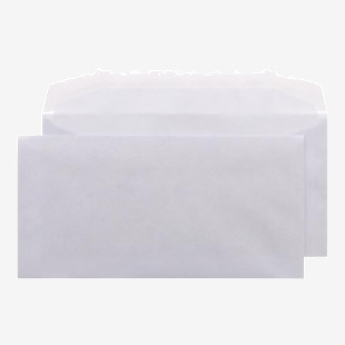 Envelopes DL White GumWal 80gsmP1000