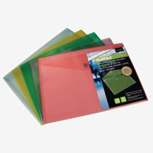Recycled Popper Wallet Asst P5