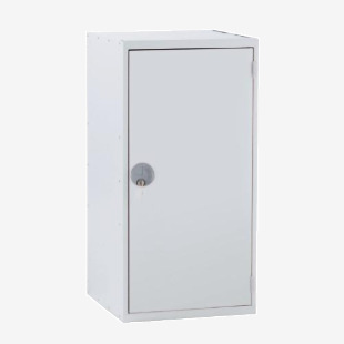 Low Single Door Locker Grey