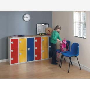 Low Single Door Locker Yellow