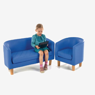 Tub Sofa Blue