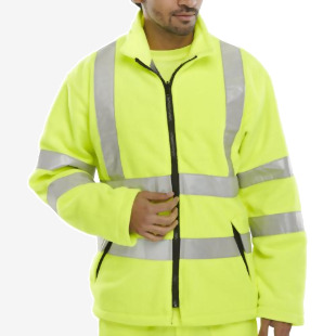 Beeswift Carnoustie Fleece Jacket Saturn Yellow 2XL CARFSYXXL