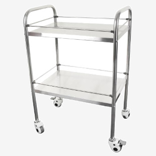 Click Medical Two Tier Stainless Steel Medical Trolley  CM1716