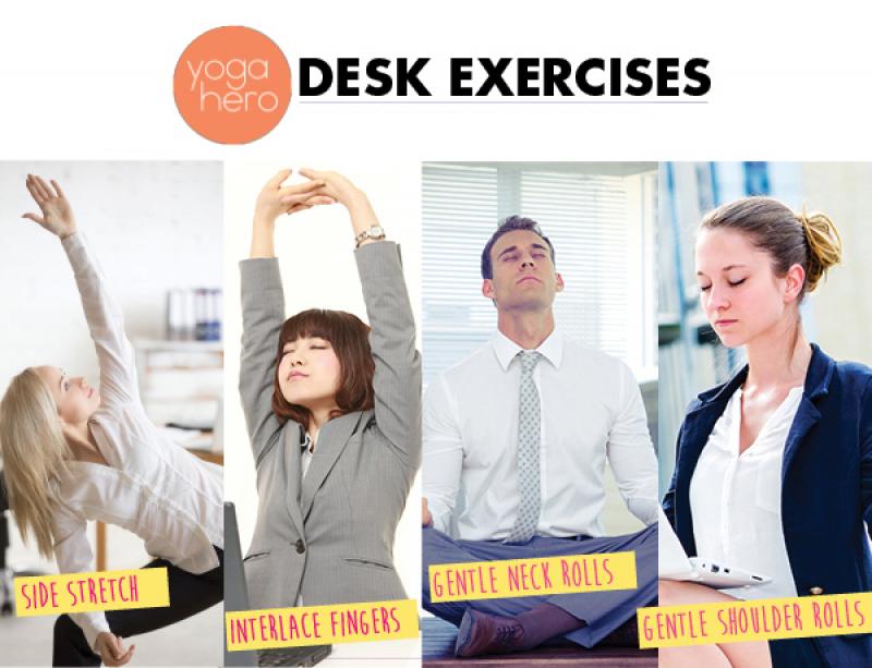 Keep in shape while at your your desk