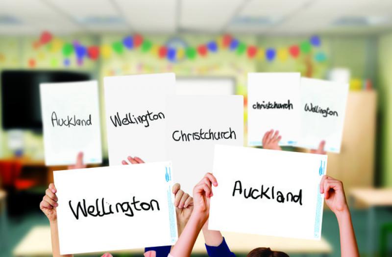  Show-me boards with mix of Auckland and Wellington