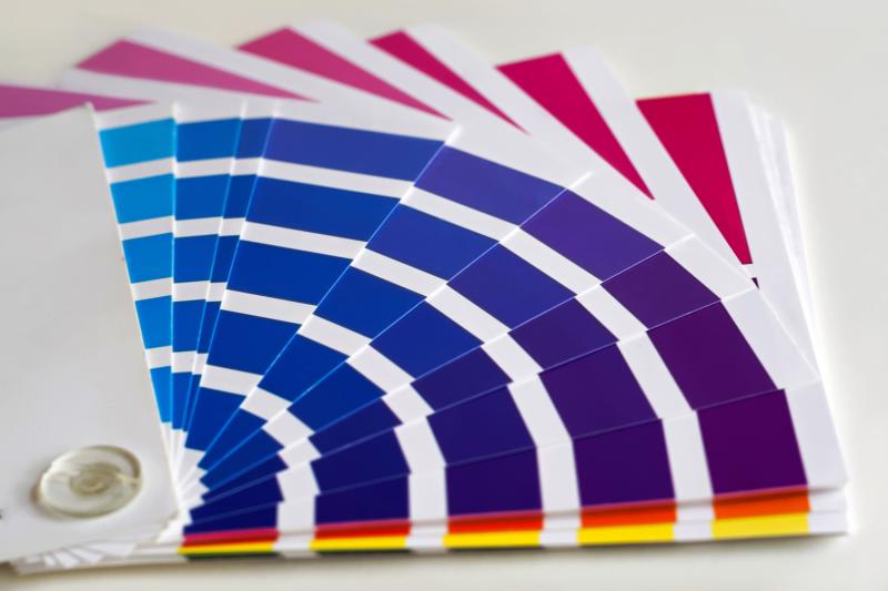 colour sample swatch book
