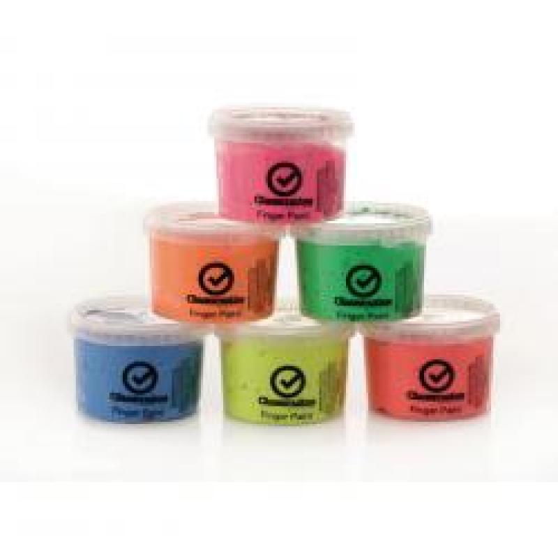 6 bright paint pots