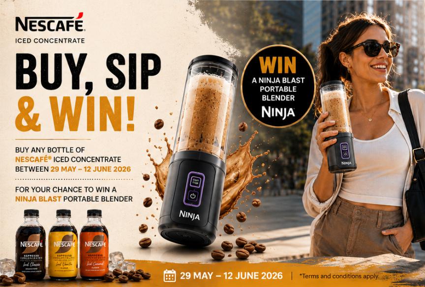 Buy, sip and win with Nescafe Concentrate. 