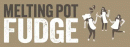 Melting pot fudge Logo