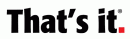 Thats it Logo